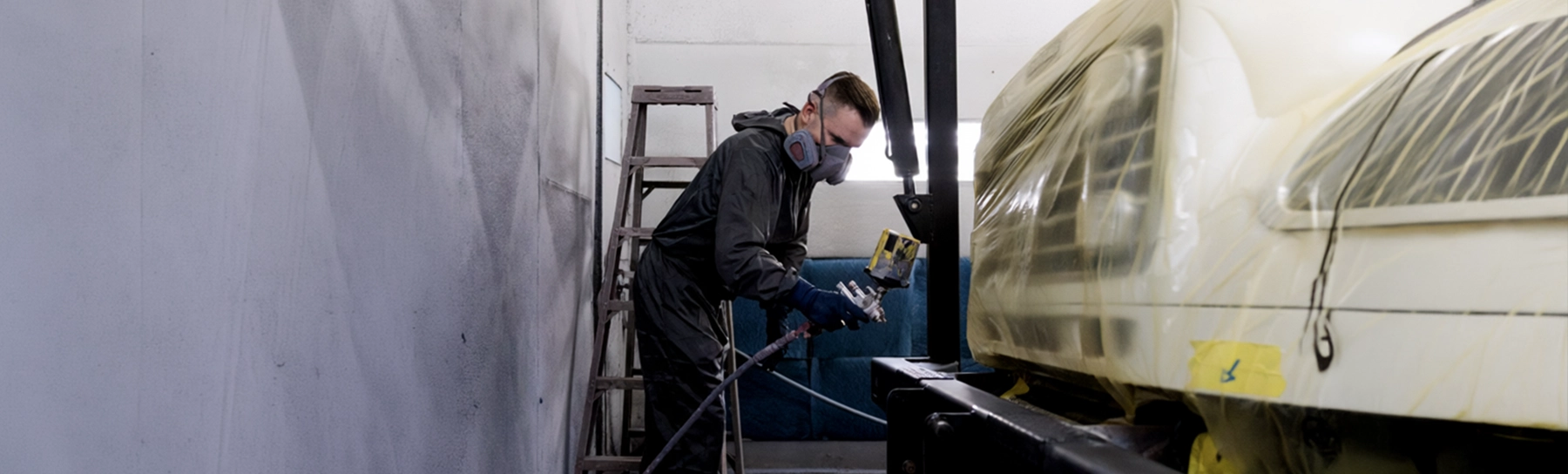 Elizabeth Truck Center collision repair spray booth